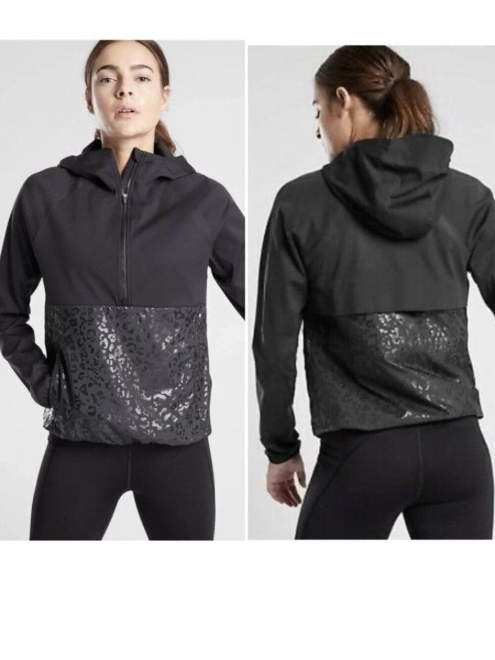 Athleta Endurance Hybrid Run Hoodie Jacket Size M